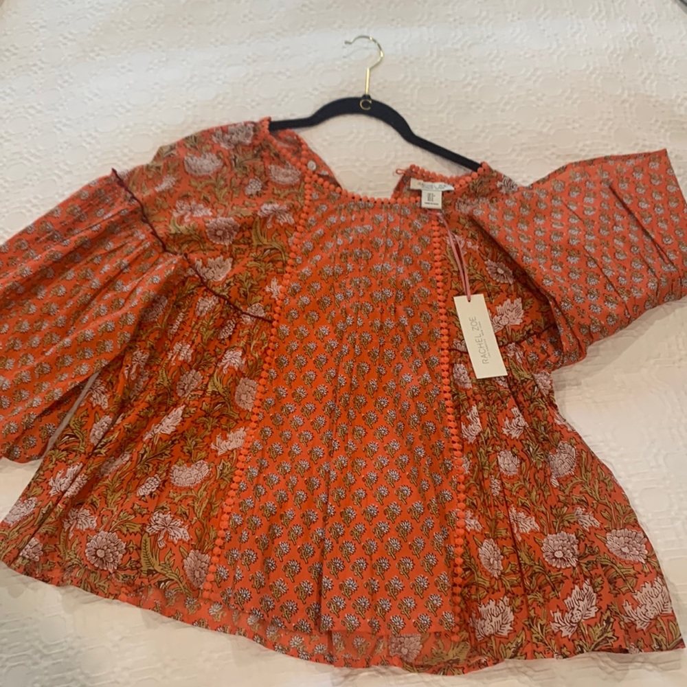 Rachel Zoe peasant top nwt